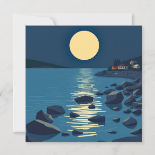 a lua que reflete sobre o mar