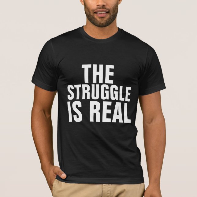 A LUTA É REAL T-Shirts (Frente)