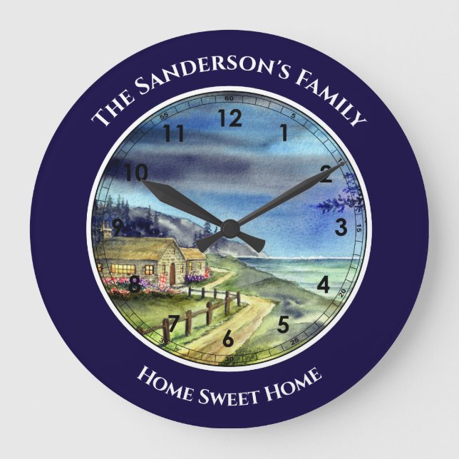 À luz do relógio grande da lua de prata (Frente)