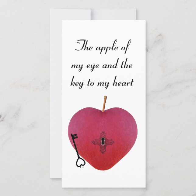 A maçã do meu olho e a chave do meu coração (Frente)