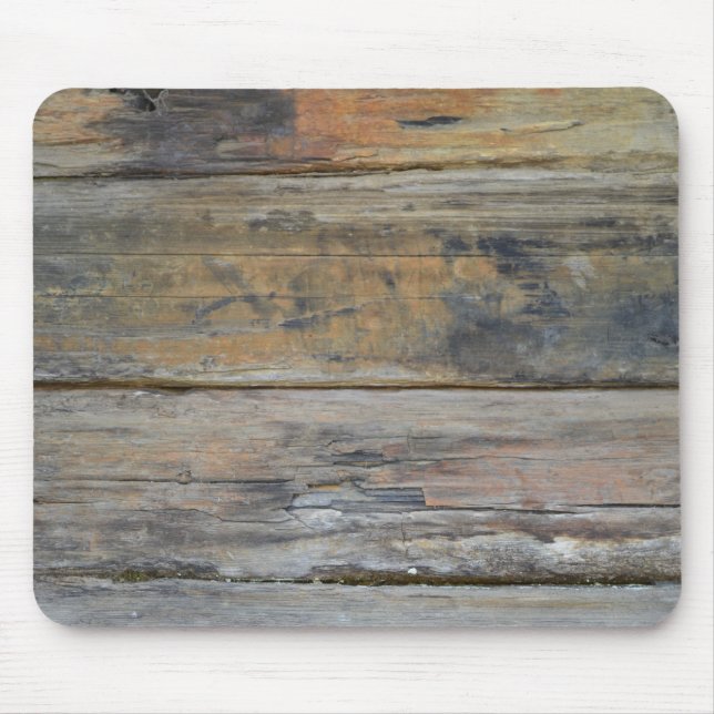 A madeira envelhecida embarca Mousepad (Frente)