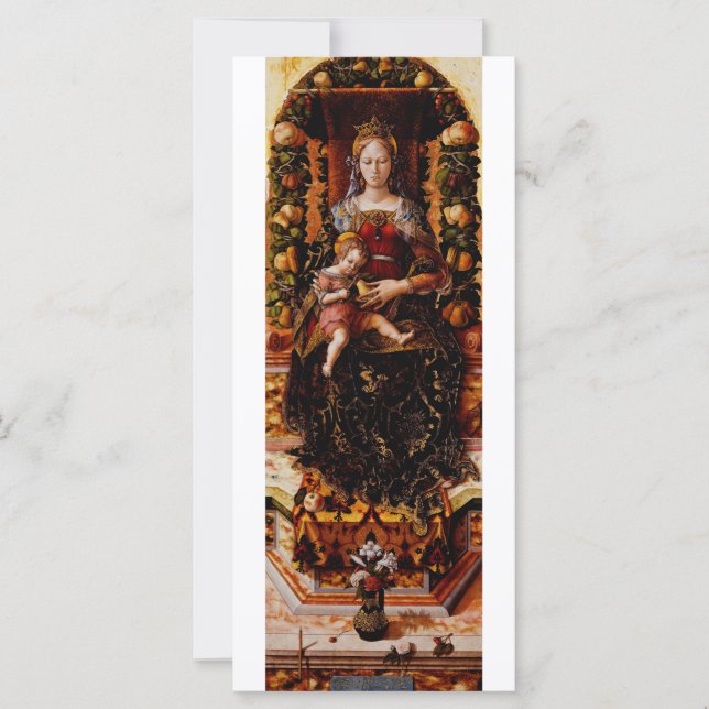 A Madonna della Candeletta de Carlo Crivelli Arte (Frente)