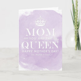 A mãe é a Rainha | Cartões Dias de as mães