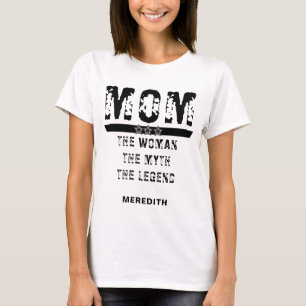 A MÃE personalizada A MULHER... Grunge T-Shirt