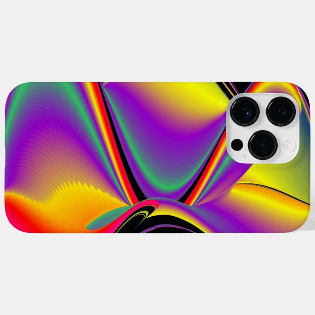 A magia das cores do Rainbowart Abstrato 3D (Verso (horizontal))