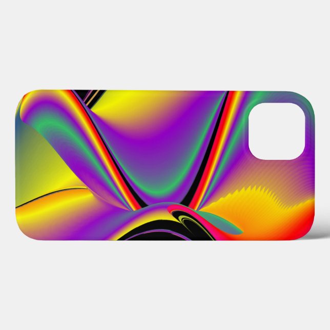 A magia das cores do Rainbowart Abstrato 3D (Verso (horizontal))