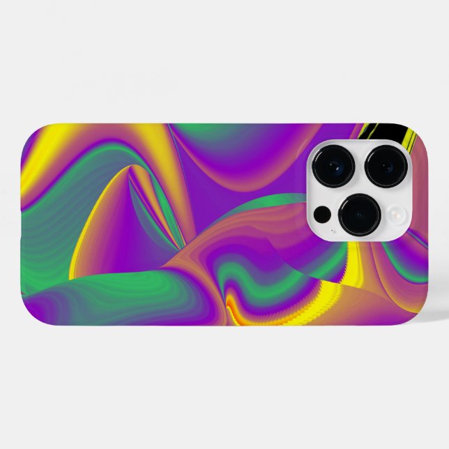 A magia das cores do Rainbowart Abstrato 3D (Verso (horizontal))