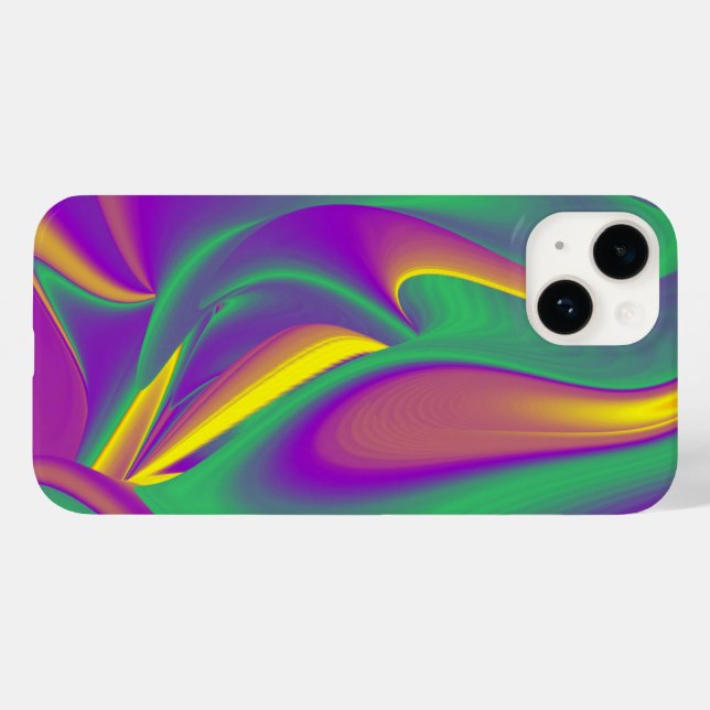 A magia das cores do Rainbowart Abstrato 3D (Verso (horizontal))