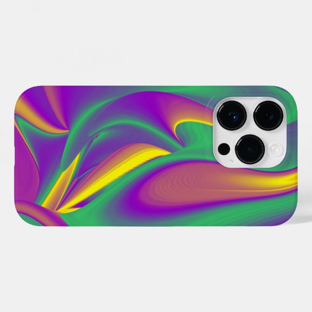 A magia das cores do Rainbowart Abstrato 3D (Verso (horizontal))
