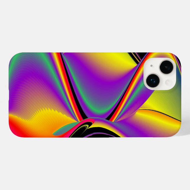 A magia das cores do Rainbowart Abstrato 3D (Verso (horizontal))