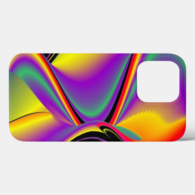 A magia das cores do Rainbowart Abstrato 3D (Verso (horizontal))