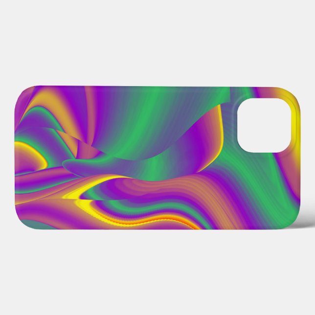 A magia das cores do Rainbowart Abstrato 3D (Verso (horizontal))