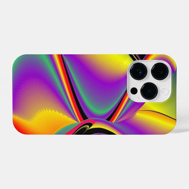 A magia das cores do Rainbowart Abstrato 3D (Verso Horizontal)