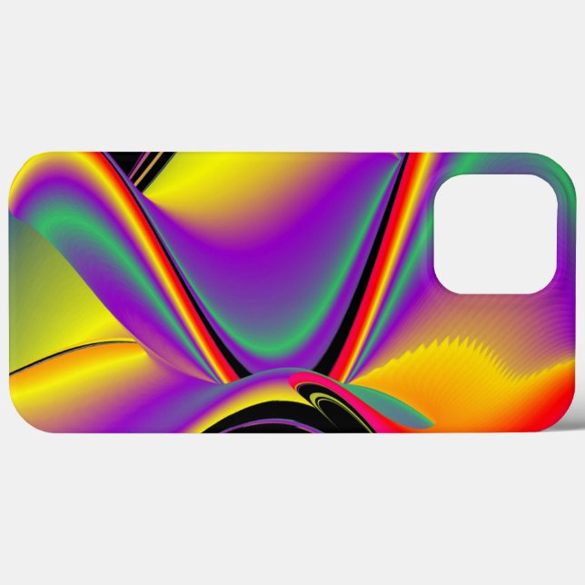 A magia das cores do Rainbowart Abstrato 3D (Verso (horizontal))