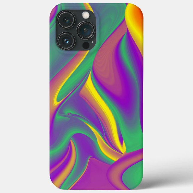 A magia das cores do Rainbowart Abstrato 3D (Verso)