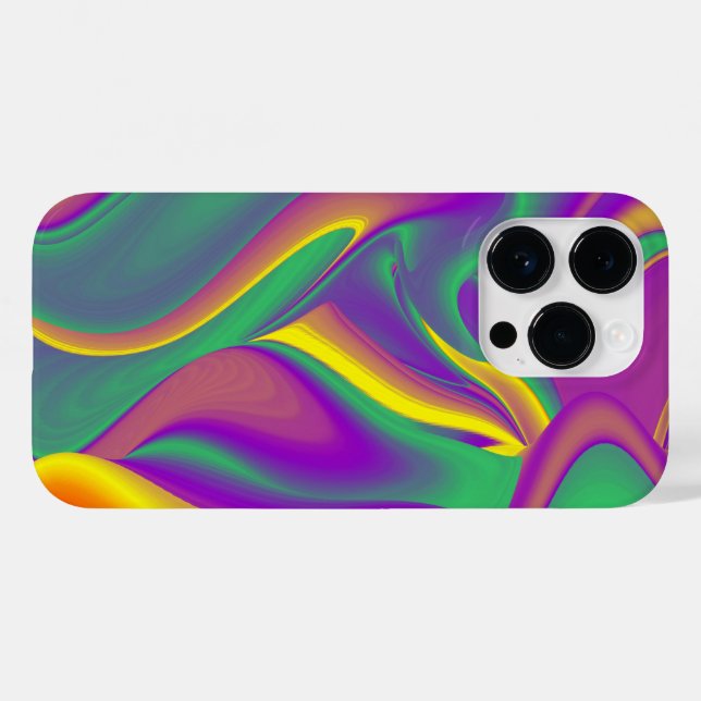 A magia das cores do Rainbowart Abstrato 3D (Verso (horizontal))