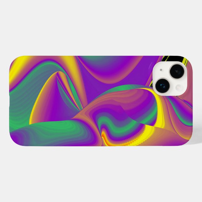 A magia das cores do Rainbowart Abstrato 3D (Verso (horizontal))