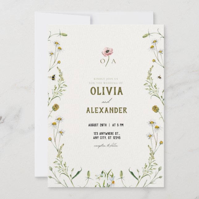 A Magia do casamento dos Longos Convites (Frente)