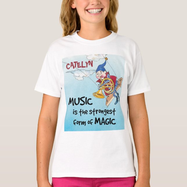 A magia do personalizado T-Shirt (Frente)