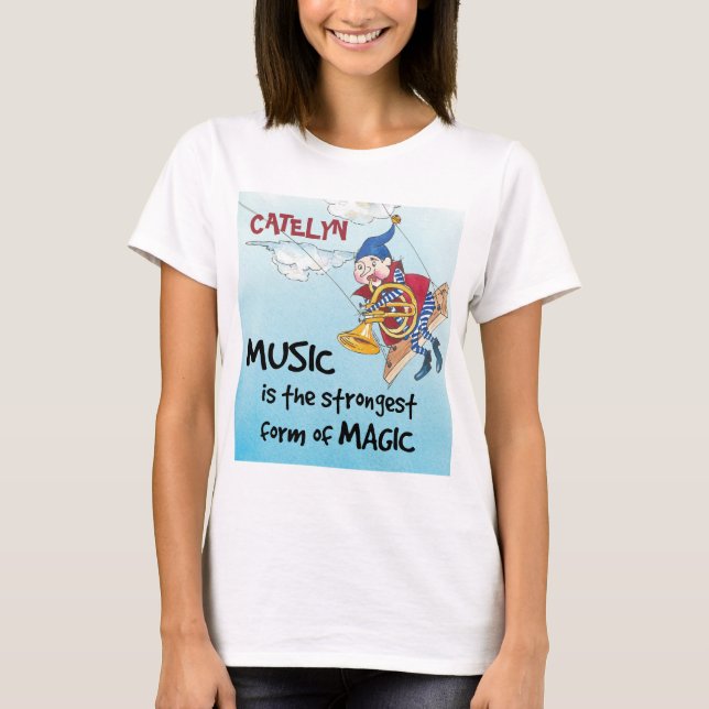A magia do personalizado T-Shirt (Frente)