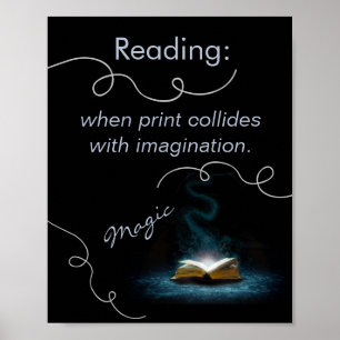 A Magia do Poster de Leitura de Leitura