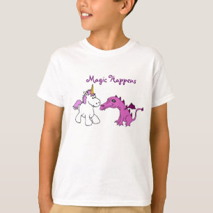 A mágica CD acontece unicórnio e camisa do drag