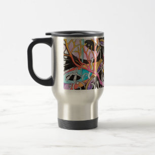 A mágica cresce rapidamente caneca de viagem