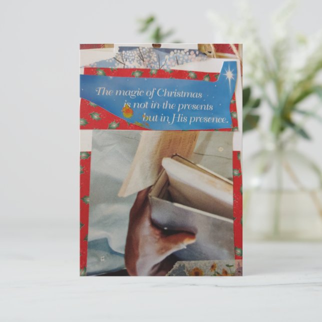 A Mágica do Cartão de Natal (Em pé/Frente)