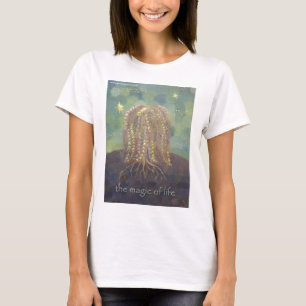 "a mágica t-shirt da arte do espírito da vida"