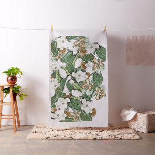 A magnólia do sul floresce o tecido floral das