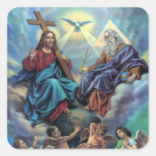 A maioria de etiqueta da trindade santamente