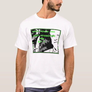 A maioria de homem interessante na camisa do mundo