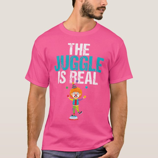 A Malabarismo é Real Camiseta de Malabarismo Circo (Frente)