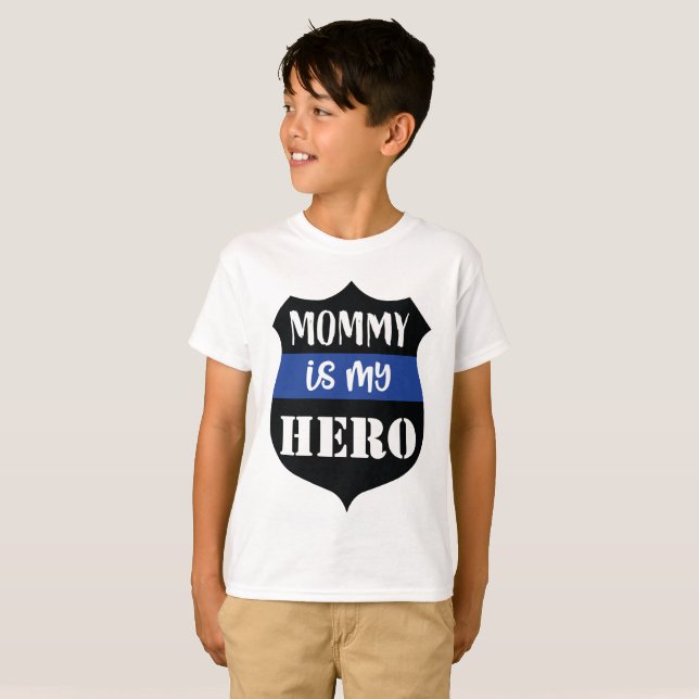 A mamãe é a camiseta do meu herói (Frente Completa)