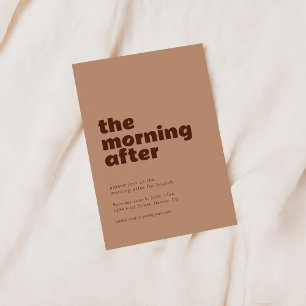 A Manhã Após O Convite Brunch De Casamento