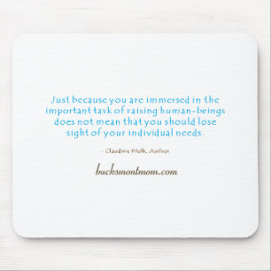 A mantra Mousepad da mãe
