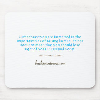 A mantra Mousepad da mãe