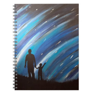 A maravilha do caderno espiral da paternidade