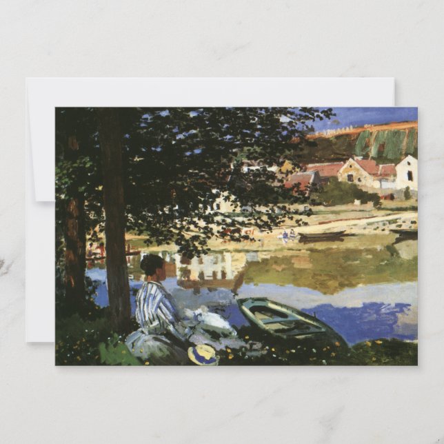 A Margem do Sena, Bennecourt de Claude Monet (Frente)