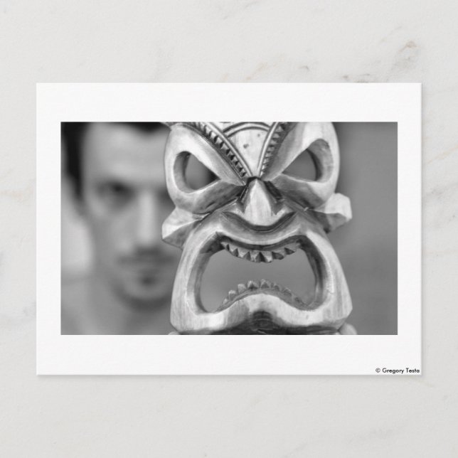 a máscara - cartão (Frente)