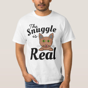 A mastigação é uma camisa de gato giro
