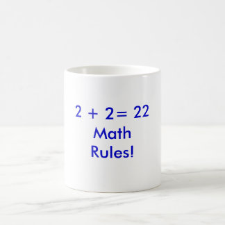 A matemática ordena a caneca