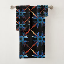 A mecânica do conjunto de toalhas de banho