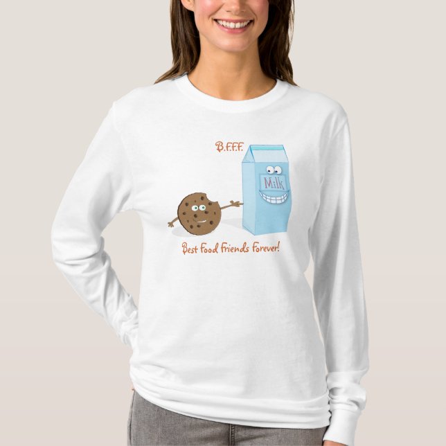 A melhor camisa dos amigos da comida para sempre (Frente)