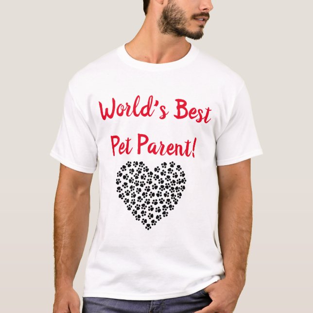 A melhor camiseta pai do mundo (Frente)