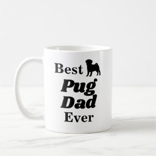 A melhor caneca de café do pai do Pug nunca