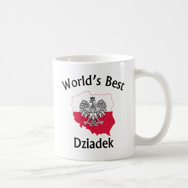 A melhor caneca de café Dziadek do mundo (Direita)