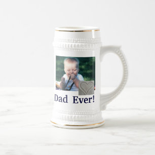A melhor caneca de cerveja da foto do pai