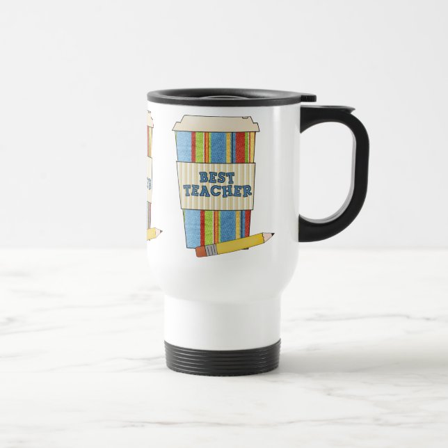 A melhor caneca de viagem do professor (Direita)