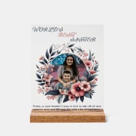 "A Melhor Irmã do Mundo" personalizada